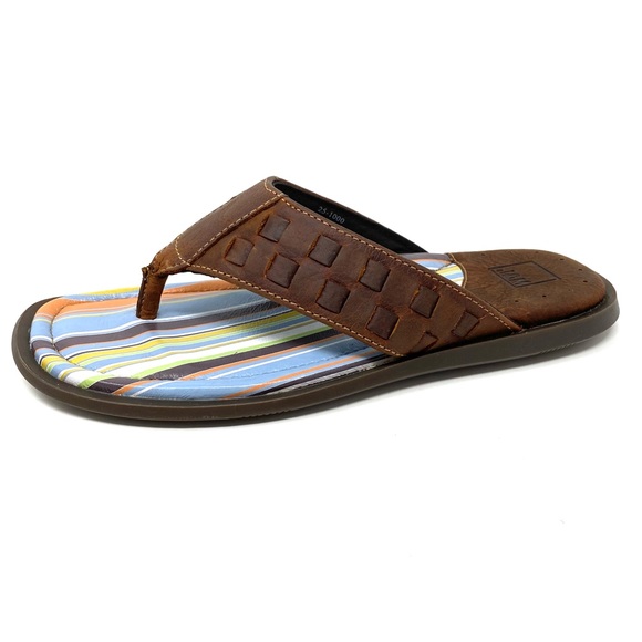 Johnston & Murphy Other - Johnston & Murphy WorthAMW thong sandals tan leather
